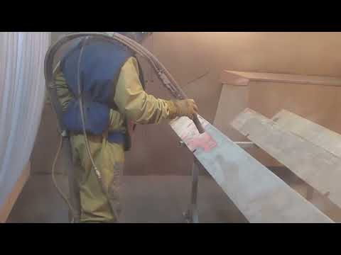 Szemcseszórás, szinter és rozsda eltávolítása fémfelületről