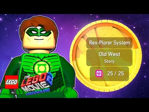 The LEGO Movie 2 Videogame 100% Gameplay Walkthrough - Old West 25/25 (All Master Piecies)