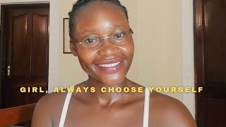 The power of choosing yourself. 