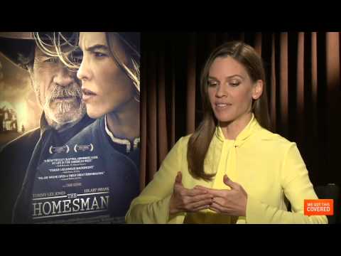 The Homesman Interview With Tommy Lee Jones and Hilary Swank [HD]