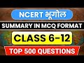NCERT GEOGRAPHY 6 To 12 500 QUESTIONS Gyan Sir Papa Video Bhugol Summary Uppsc Uppcs Pcs Ro Aro Beo