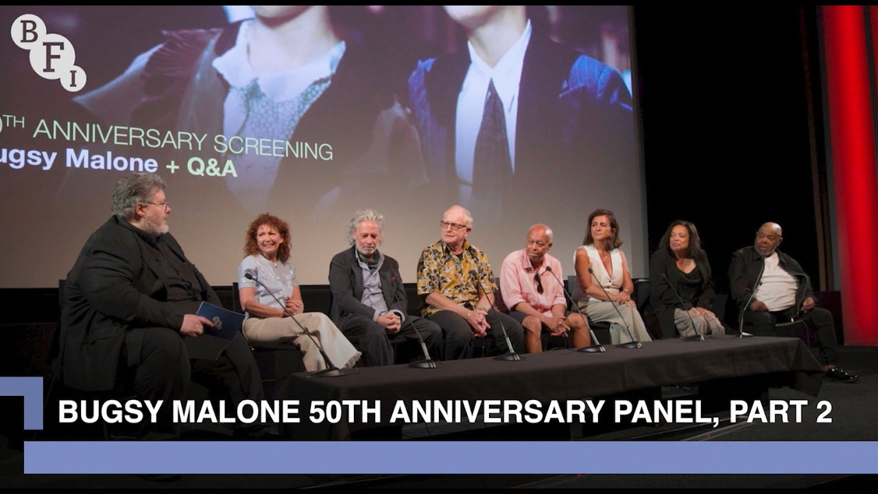 Miniature de la vidéo The Bugsy Malone cast reunite for the musical's 50th anniversary, part 2 | BFI Q&A du film Du rififi chez les mômes