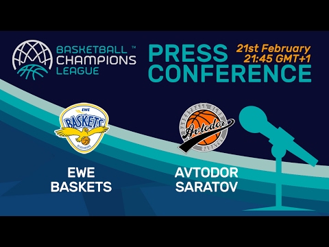 EWE Baskets v Avtodor Saratov - Press Conference - Basketball Champions League