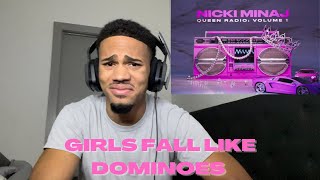 Nicki Minaj - Girls Fall Like Dominoes(Official Audio)(Reaction) THIS SONG IS FIRE!!!