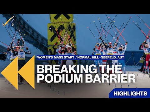 BREAKING THE PODIUM BARRIER | Highlights | FIS Nordic Combined