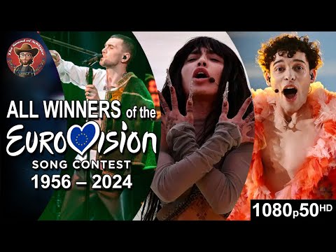 All Winners 🥇 of the Eurovision Song Contest (1956-2024)