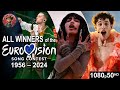 All Winners 🥇 of the Eurovision Song Contest (1956-2024)