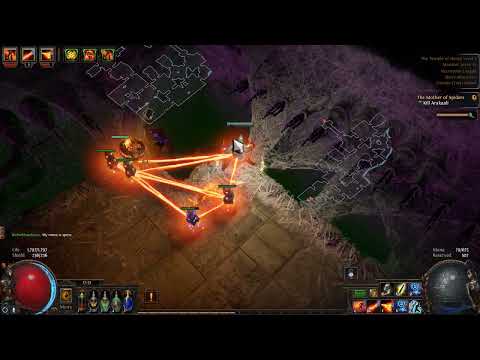 Reddit's Flame Dash Totem: Conquering Act 7 Endboss Arakaali in Path of Exile