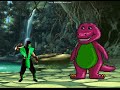 MUGEN Mk1 Arcade Reptile VS Brutal Barney The Dinosaur
