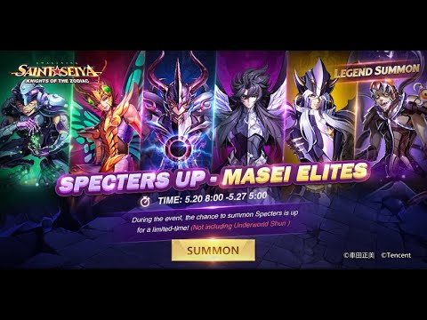 CONFIRMADO! BANNER PERFEITO SPECTERS UP - Saint Seiya : Awakening