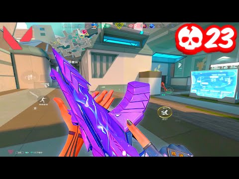 Valorant Mobile Neon Radiant Ranked Full Unedited Gameplay (23 Kills🔥)