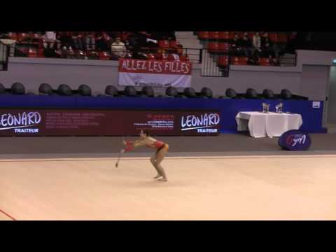 MONTBARBON Juliette massues NAT B 16 17 Besançon 2016