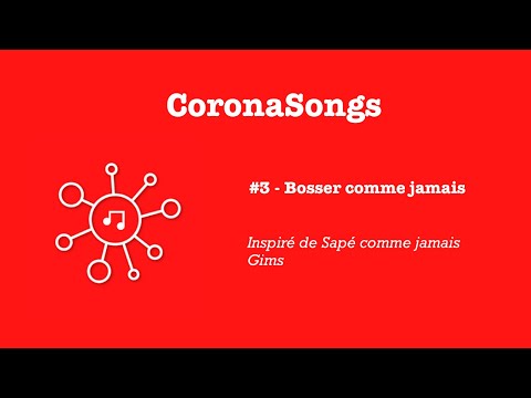 Bosser comme jamais - Reprise humoristique / Cover Sapé comme jamais de Gims
