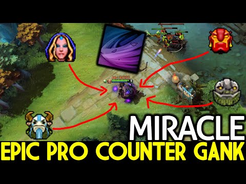 MIRACLE [Invoker] When Pro Counter Gank Signature Heroes Dota 2