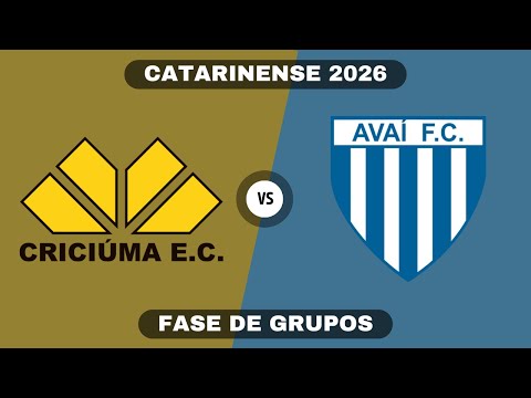 CRICIÚMA x AVAÍ | Catarinense 2026 | 2ª Rodada | Simulação PES 21