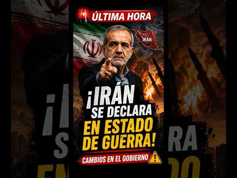 ¡IRÁN SE DECLARA EN ESTADO DE GUERRA! El mundo entra en ALERTA MÁXIMA
