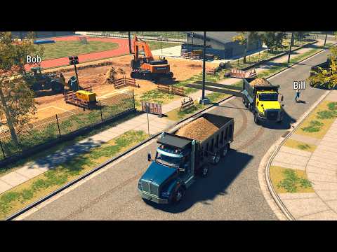 CONSTRUCTION SIMULATOR 👷‍♂️MULTIPLAYER 🚧 TIMELAPSE 🚧 BUILD A GRANDSTAND WITH FRIENDS U.S. MAP