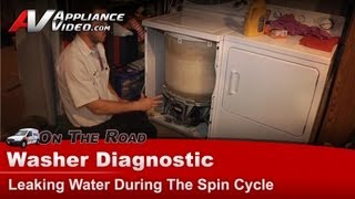Maytag Washer Repair: Leaking Water During Spin Cycle - Triple Lip Assembly