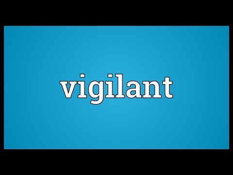 Vigilant Meaning
