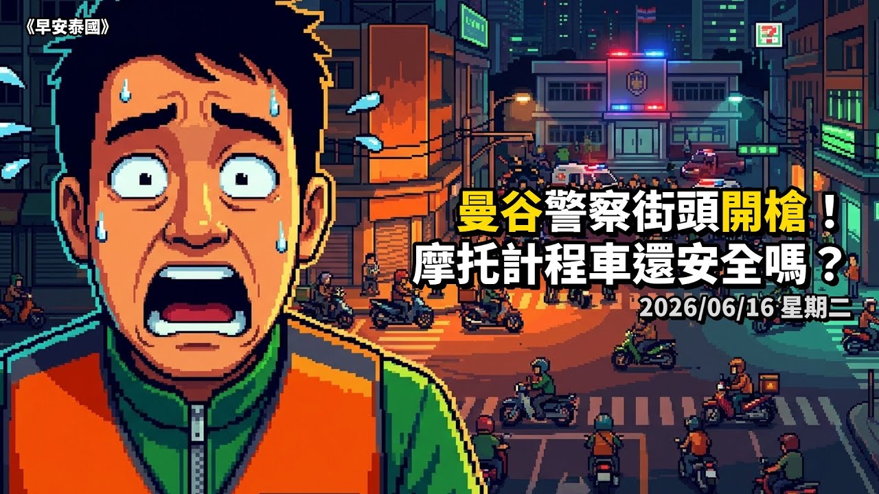 曼谷警員捲入摩托計程車糾紛，開槍釀1死2傷震驚社會 episode artwork