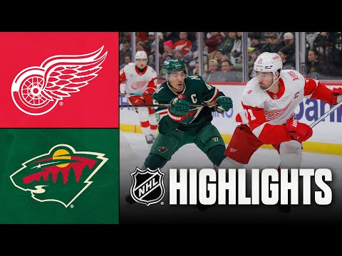 Red Wings vs. Wild | NHL Highlights | January 22, 2026