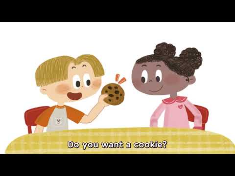 Let's Smile Starter Unit 12 Song - Do You Want a Cookie?