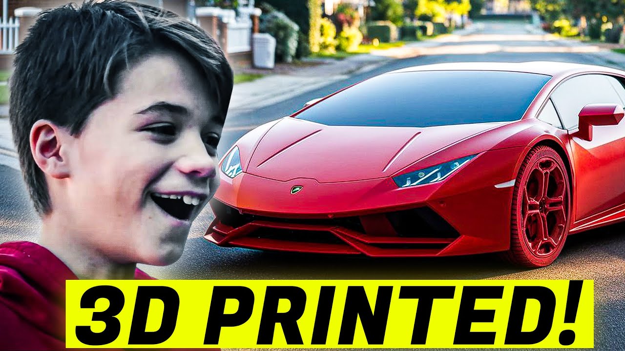 When Lamborghini Gave an Aventador To Father And Son Who 3D Printed Replica