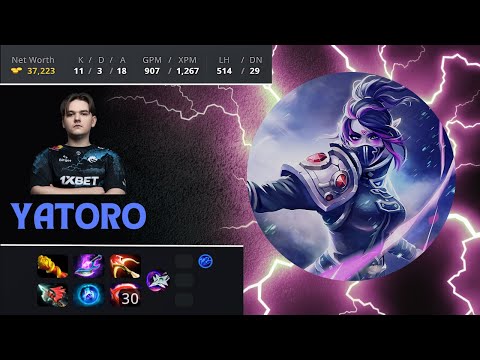 [ YATORO ] CARRY Templar Assassin | Very High Performance | Dota 2 Pro Gameplay
