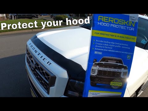 2022 Nissan Frontier AVS Aeroskin hood protector