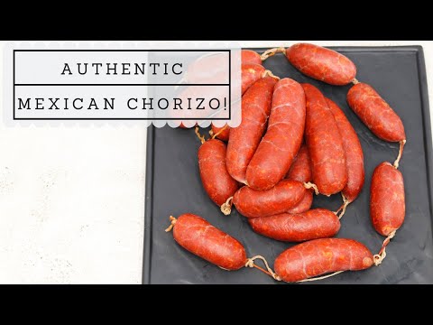 How to make authentic Mexican chorizo!