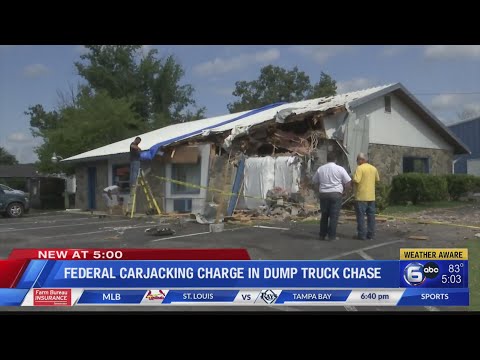 Federal carjacking charge filed in garbage truck theft case