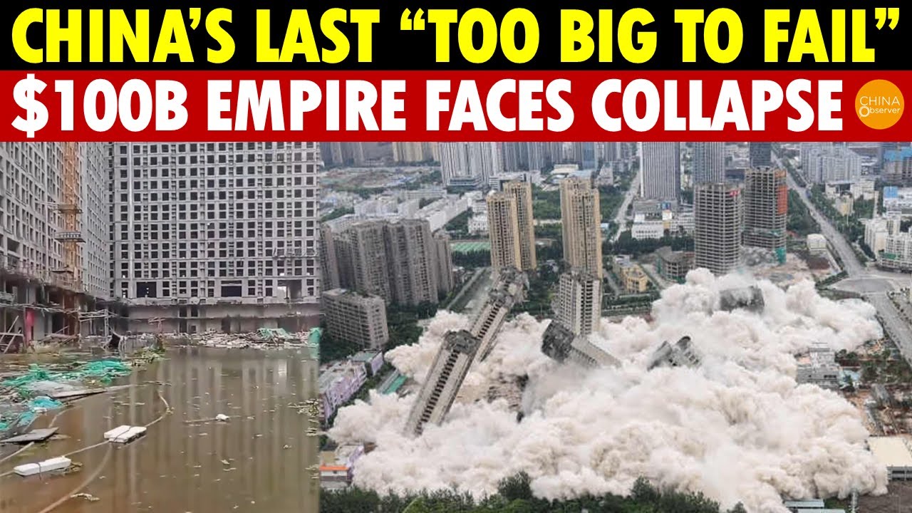 China’s Last “Too Big to Fail” Developer Faces Collapse, $100B Empire Can't Pay Off Small Debt
