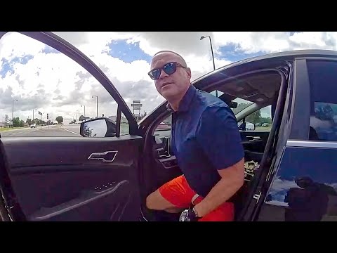 Wannabe Tough Guy Meets No-Nonsense Cops