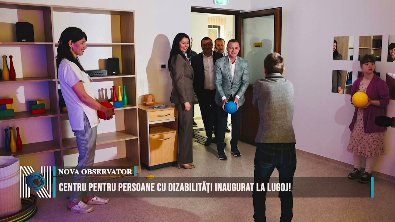 Centru pentru persoane cu dizabilități inaugurat la Lugoj!