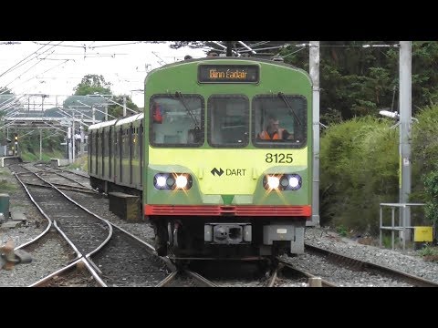 Irish Rail 8100 Class Dart Trains x 2 - Howth Junction Station, Dublin