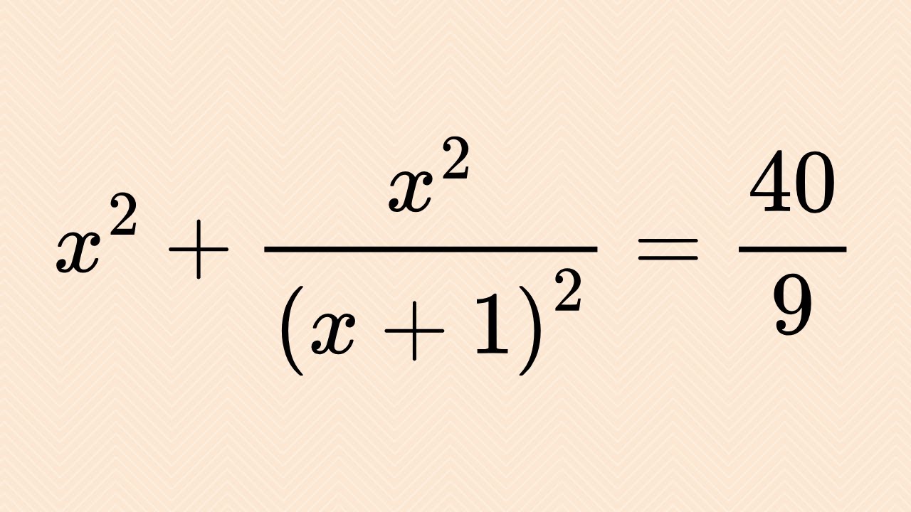 Japanese | A Nice Algebra Problem