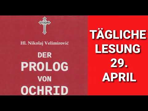 Der Prolog von Ohrid vom 29. April (12. Mai)
