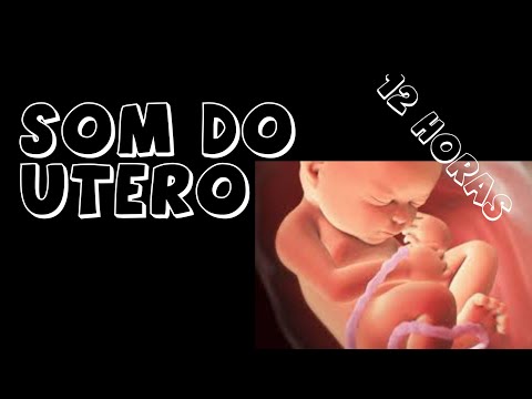 Som do Útero  - 12h Com tela preta para nao incomodar o sono do seu bebê #somdoutero #dormir #bebê