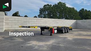 Neuer Orthaus CGS (Euro Slider 500) 3 axles Multi 45ft Lift Axle extendable SA Containerauflieger | Bild 4 - Autoline