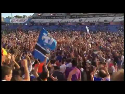 la fiesta del Recre despues de conseguir la permanencia 2015/2016