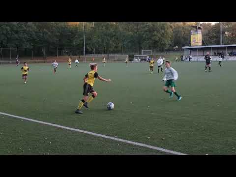 Oefenwedstrijd tegen Groene Ster JO13  gewonnen