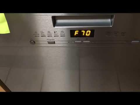 Miele Dishwasher F70 Code