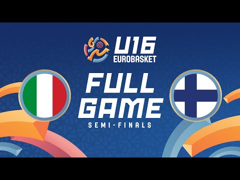 Semi-Finals: Italy v Finland | Full Basketball Game | FIBA U16 Women's EuroBasket 2024