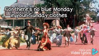 Put on your Sunday Clothes. song lyrics. full. hello Dolly