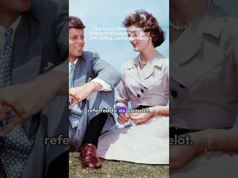 The Iconic Emerald and Diamond Engagement Ring JFK Gifted Jackie Kennedy #diamond #romanempire #nba