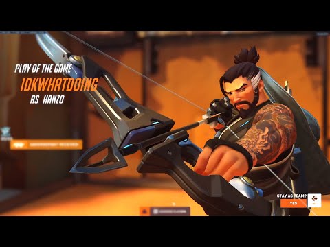 IDDQD INSANE HANZO AND CASSIDY GAMEPLAY! POTG! OVERWATCH 2 TOP 500 SEASON 5