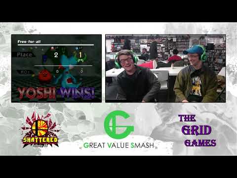 Smash 64: Spongy (Kirby) V Hotline (Yoshi) - Shattered 134 Tournament SSB64