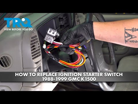 How to Replace Ignition Starter Switch 1988-1999 GMC K1500
