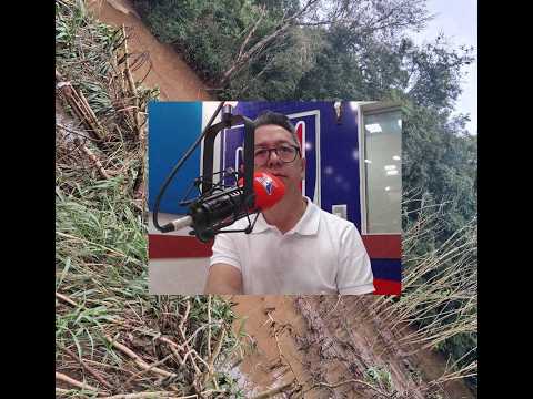 Prefeito de Jardim Alegre fala das dificuldades com estradas  por conta das chuvas torrenciais
