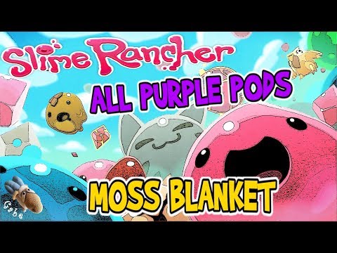 Slime Rancher - All Purple Treasure Pods - Moss Blanket